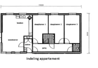 Indeling appartement DIS09a JPG